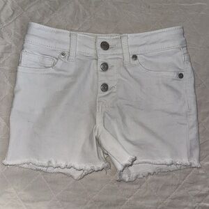 CAT & JACK White Denim Shorts Girls S (6/6X)